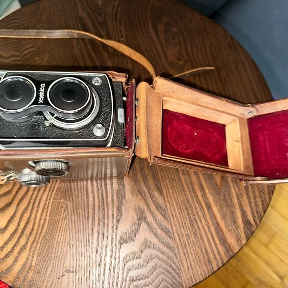 Yashica-A Black Twin-Lens Reflex Camera